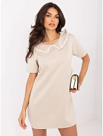 Sukienka MI SK model 22120695 beżowy - FPrice