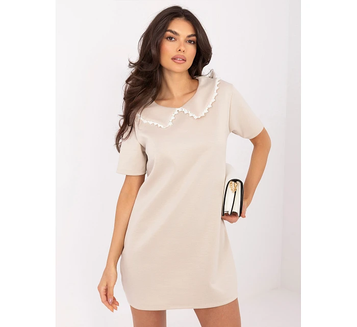 Sukienka MI SK model 22120695 beżowy - FPrice