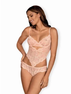 Nežné body Alluria teddy pink - Obsessive