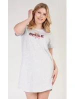 Dámská noční košile s krátkým rukávem Méďa Smile Dámská noční košile s krátkým rukávem Méďa Smile