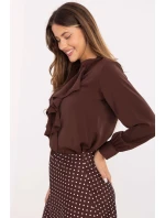 Košeľa s dlhým rukávom model 220331 Taliansko Moda Košeľa s dlhým rukávom model 220331 Taliansko Moda