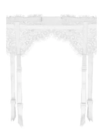 Podvazkový pás Fuchsia white - JULIMEX