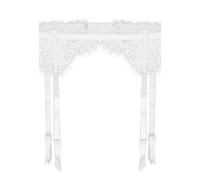 Podvazkový pás Fuchsia white - JULIMEX