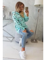 Mikina s mätovým nápisom Mikina s mätovým nápisom