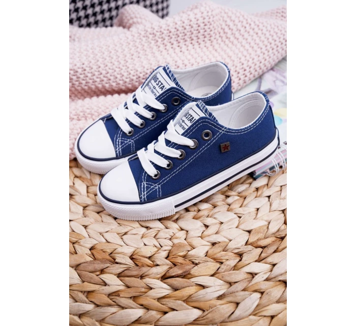 Trampki Dziecięce Big Star FF374202 Granatowe Trampki Dziecięce Big Star FF374202 Granatowe