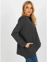 Dámska blúzka EM BZ HS 20 218.27 tmavo šedá - FPrice Dámska blúzka EM BZ HS 20 218.27 tmavo šedá - FPrice