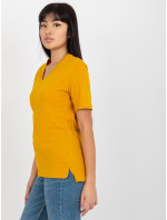 Dámske tričko EM TS HS 20 25.41X tmavo žltá - FPrice