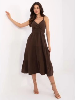 Sukienka MI SK model 21191043 ciemny brązowy - FPrice