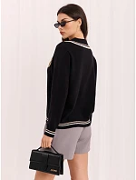 Sweter PM SW model 22400744 czarny - FPrice Sweter PM SW model 22400744 czarny - FPrice