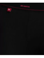 Kvalitné pánske boxerky ATLANTIC PREMIUM - čierne