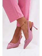 Dámske sandále Lurella 55-A62 pink - Givana