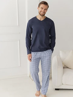 Pyžamo Taro 3669 Dorian, s dlhými rukávmi, 3XL–4XL, Z26
