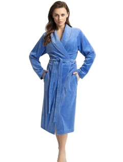 Dámsky velúrový župan Luna 371 M-2XL