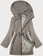 Tenká bunda s kapucňou S'West Dark Beige (B8236-46)