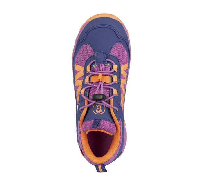 Trollkids Kids Tronfjell Hiker Low violet blue/mallow pink/papaya nepremokavé turistické topánky pre chlapcov/dievčatá (475-111)