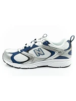 New Balance 408 pánske športové tenisky módne pohodlné biele strieborné