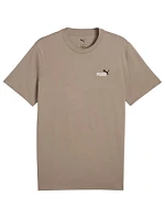 Pánské tričko Puma Graphics 2 Color Small No. 1 Logo Tee, béžové, 684717 94