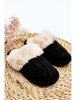 Dziecięce Kapcie Z Futerkiem Czarne Befana Dziecięce Kapcie Z Futerkiem Czarne Befana
