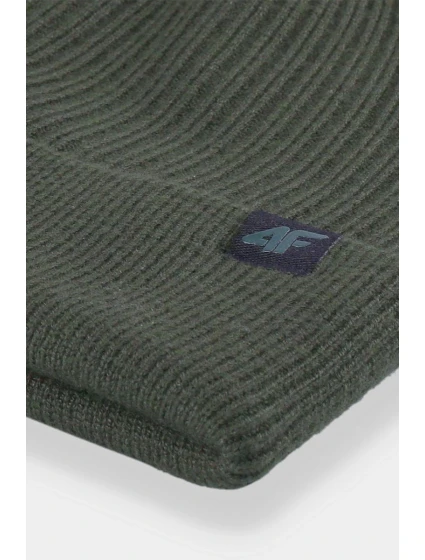 Męska Czapka Zimowa 4F 4FAW23ACAPM309-43S Khaki