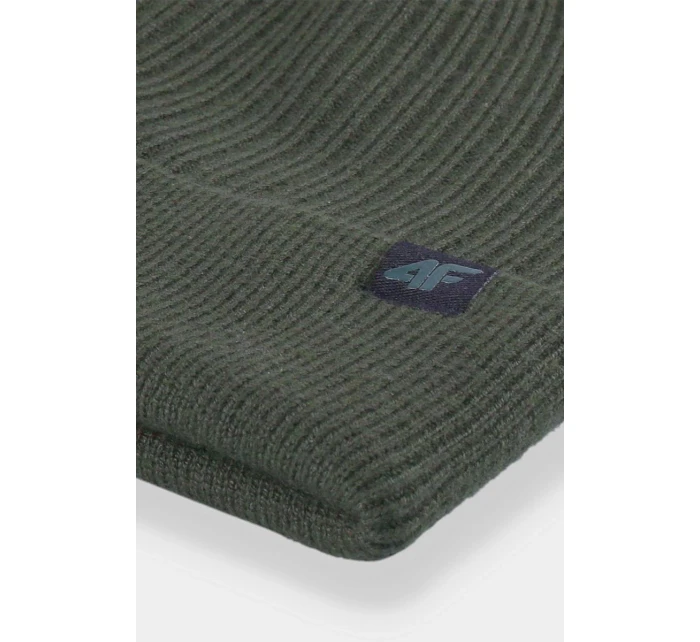 Męska Czapka Zimowa 4F 4FAW23ACAPM309-43S Khaki