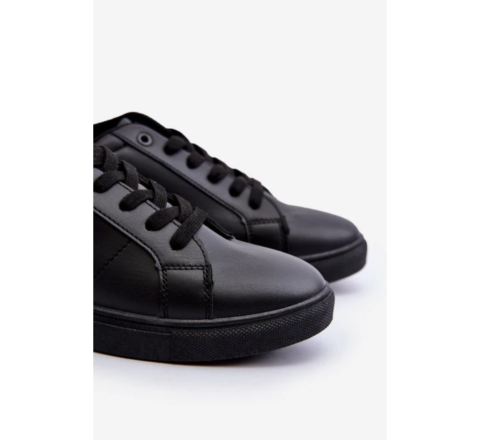 Nízké pánské tenisky z ekologické kůže Big Star model 21653618 černé - Big Star Shoes