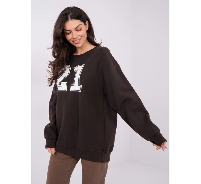 Bluza WT BL model 21859104 ciemny brązowy - FPrice