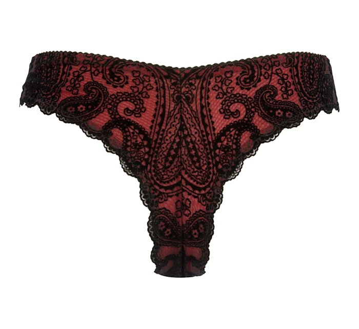 Tangá V-10048 čierna/červená - Axami Tangá V-10048 čierna/červená - Axami