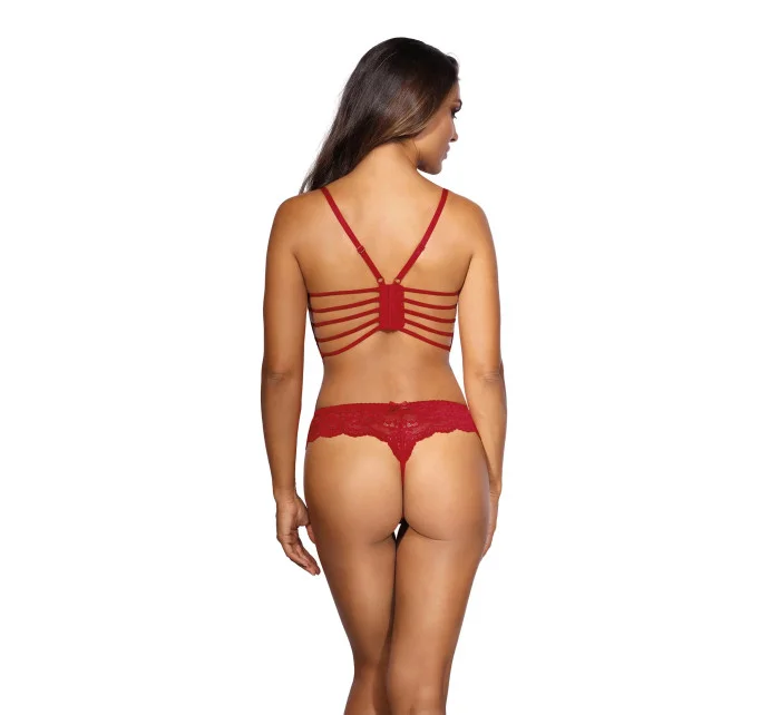 Dámsky polokorzet V-9691 Red - Axami