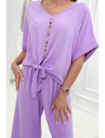 Súprava blúzky a nohavíc svetlo fialová Súprava blúzky a nohavíc svetlo fialová