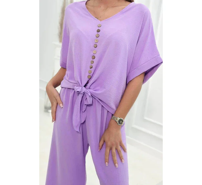 Súprava blúzky a nohavíc svetlo fialová Súprava blúzky a nohavíc svetlo fialová