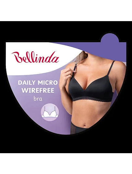 Dámská podprsenka bez DAILY MICRO   černá model 20840600 - Bellinda