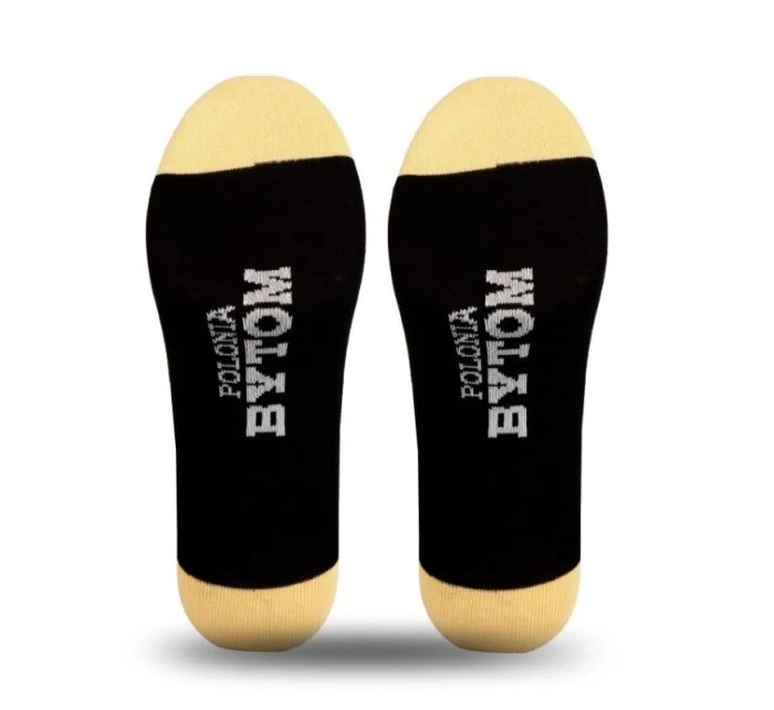 Ponožky Polonia Bytom - Gold Black