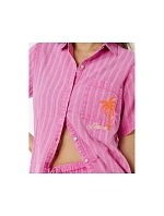Dámske šortky RIP CURL Hotel Malibu Embroid Short, ružové Dámske šortky RIP CURL Hotel Malibu Embroid Short, ružové