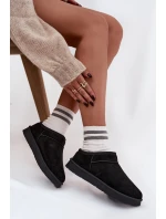 Dámské sněhule s teplým kožíškem černé Serenne Dámské sněhule s teplým kožíškem černé Serenne