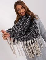 Šatka AT SZ 23125.75 čierna a béžová
