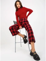 Nohavice LK SP 509097.20P čierno-červené Nohavice LK SP 509097.20P čierno-červené