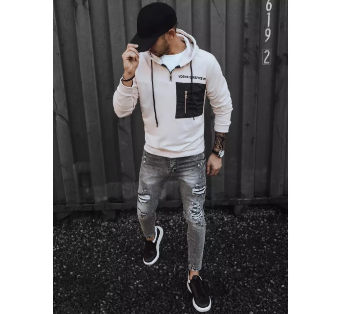 Pánská velbloudí mikina Dstreet model 21966811 - FashionStreet