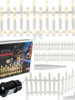 DEKORATÍVNE LED PREKÁŽKY 8KS TEPLÁ BIELA