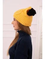 Fleecová čepice 2  žlutá model 18751405 - K-Fashion