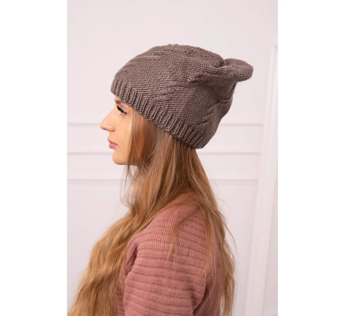 Dámska čiapka Lorena K377 mocca Dámska čiapka Lorena K377 mocca