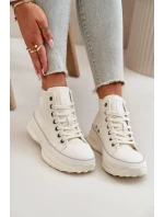 Dámské Tenisky Na Platformě Eko Kůže Big Star model 21669609 Bílé - Big Star Shoes