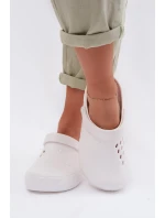 Dámské pantofle z Big Star Bílé model 22016676 - Big Star Shoes Dámské pantofle z Big Star Bílé model 22016676 - Big Star Shoes