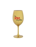 YOU ARE MY LOVE - zlatý pohár na víno 350 ml