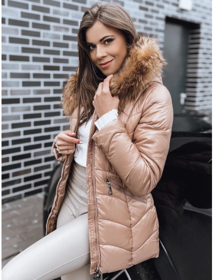 Dámská zimní bunda camel Dstreet model 21971726 - FashionStreet