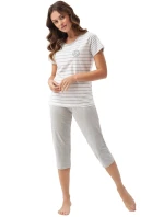 Luna 696 cr/r M-2XL L24 dámske pyžamo Luna 696 cr/r M-2XL L24 dámske pyžamo