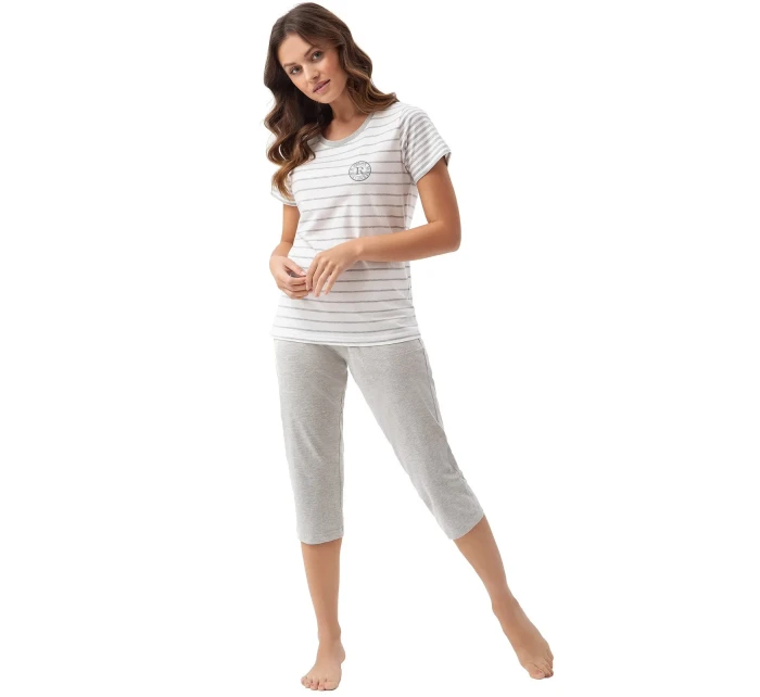 Luna 696 cr/r M-2XL L24 dámske pyžamo Luna 696 cr/r M-2XL L24 dámske pyžamo