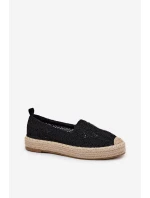 Espadryle Damskie Na Platformie Vinceza 17392 Czarne Espadryle Damskie Na Platformie Vinceza 17392 Czarne
