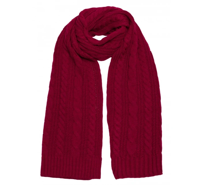 model 21417270 Pletená šála bordó - Moe