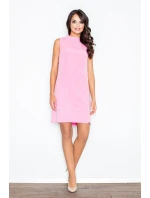 Šaty Felicita model 18488221 světle růžové - Figl