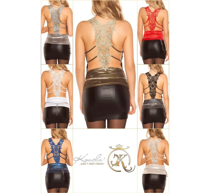 Sexy model 20874311 s výšivkou - Koucla